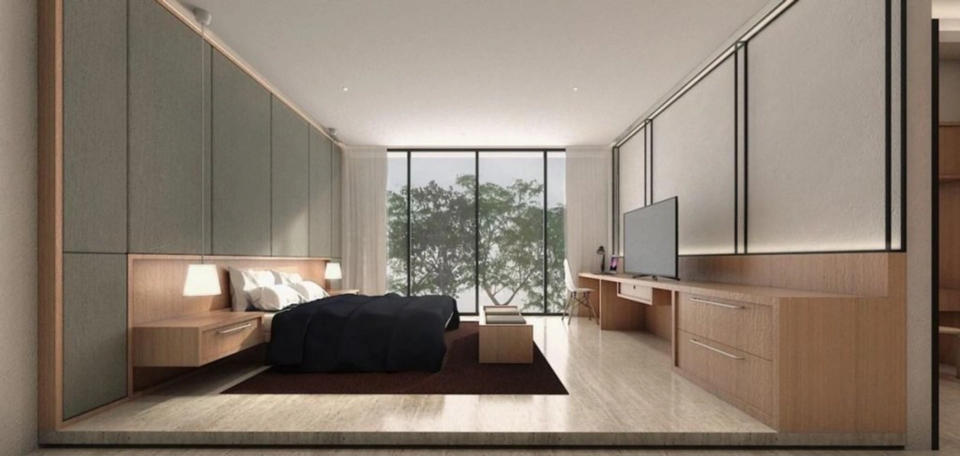 Desain Interior Seminyak Tropis