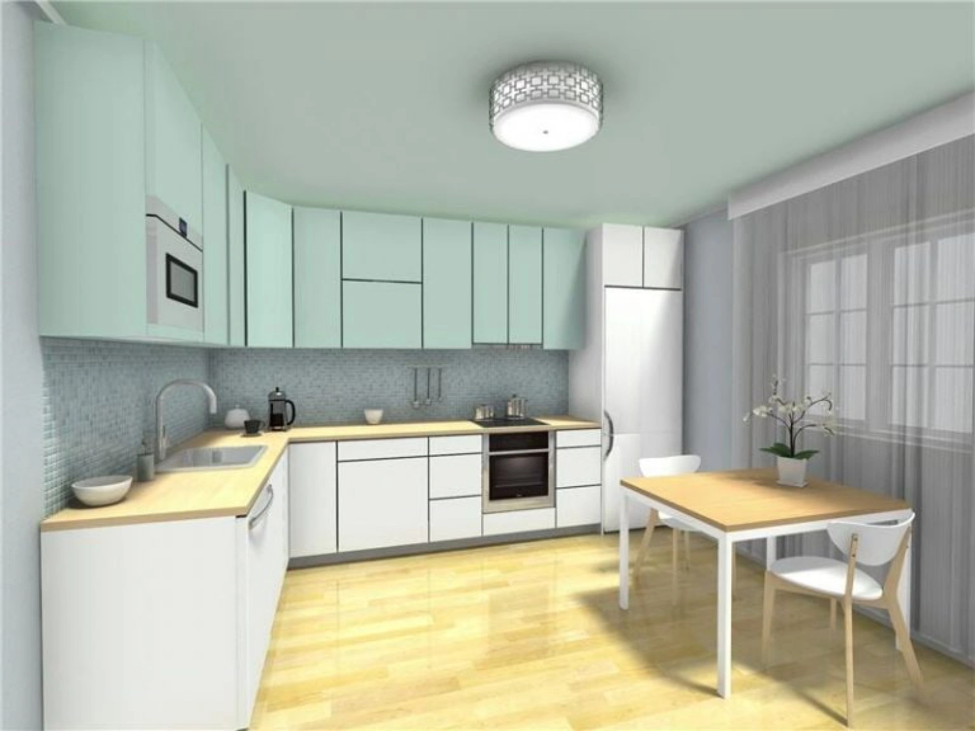 Inspirasi Desain Kitchen Set Letter L Modern dan Nyaman