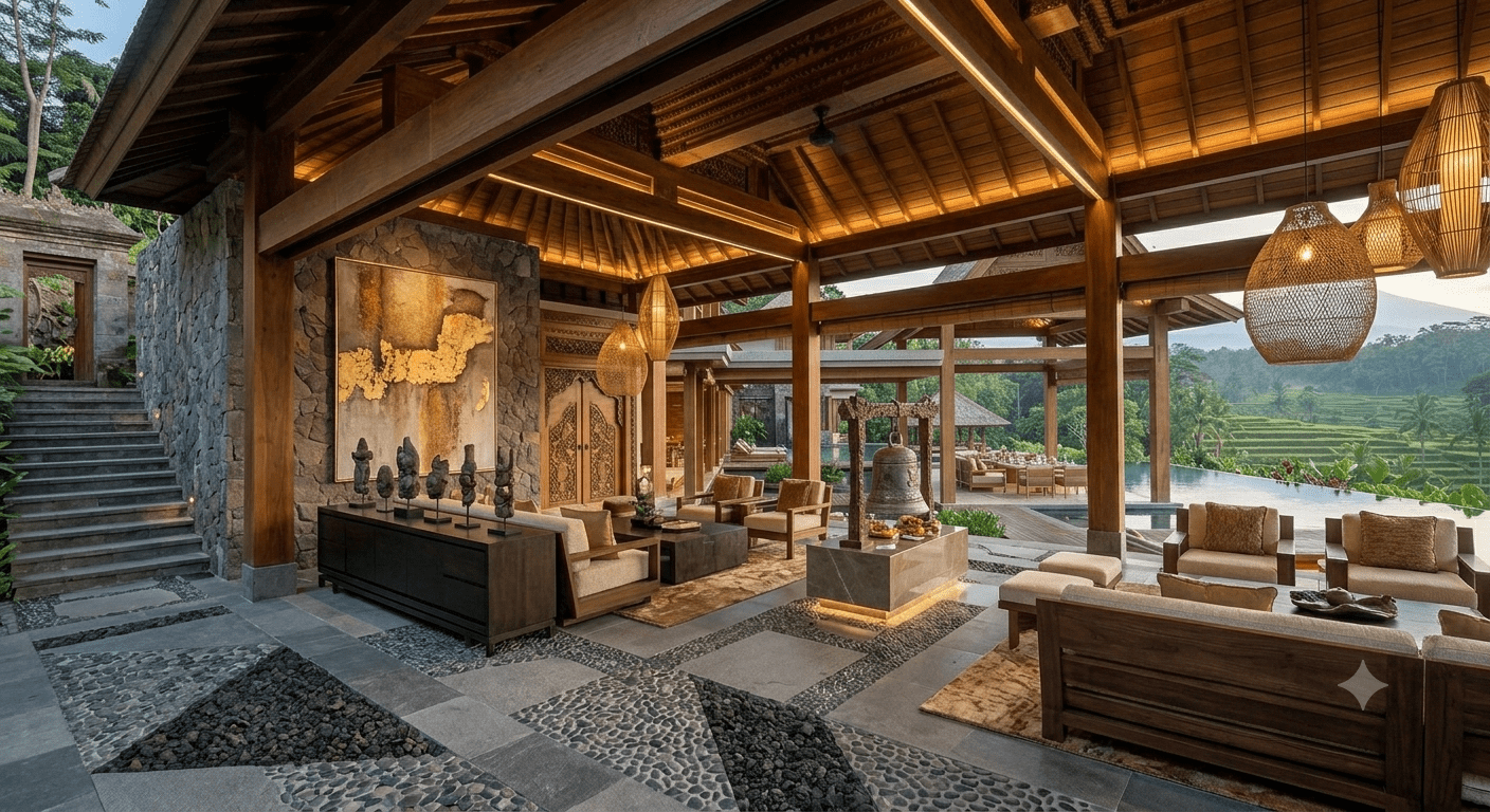 Filosofi Ruang Tradisional Bali dalam Balutan Arsitektur Kontemporer yang Mewah