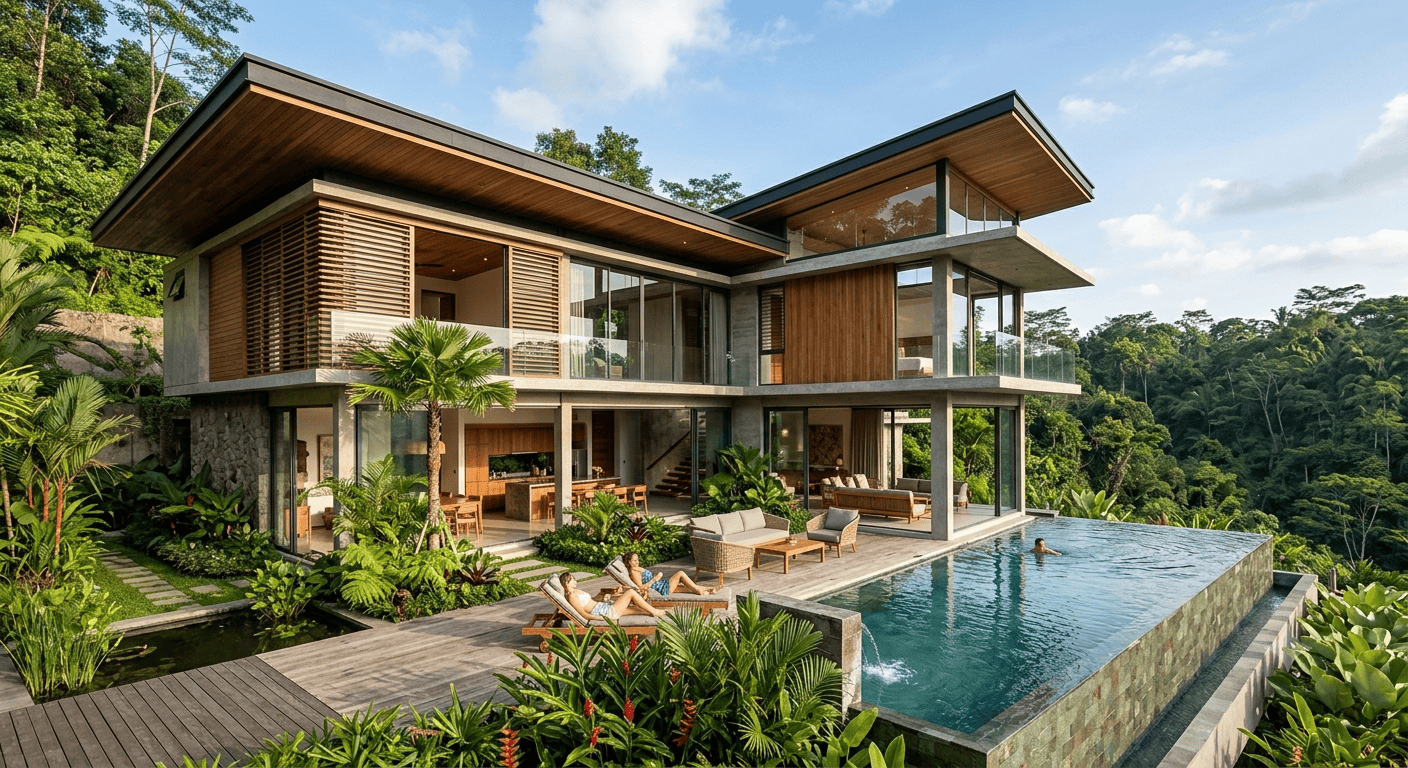 7 Karakteristik Arsitektur Modern Tropis yang Bikin Hunian Terasa Seperti Resort Bintang 5