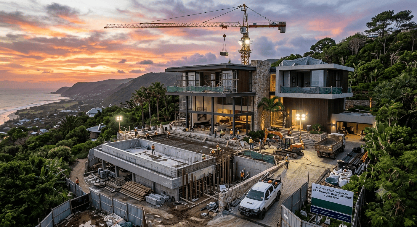 Mengapa Memilih Jasa Design & Build Lebih Efisien untuk Pembangunan Vila Mewah