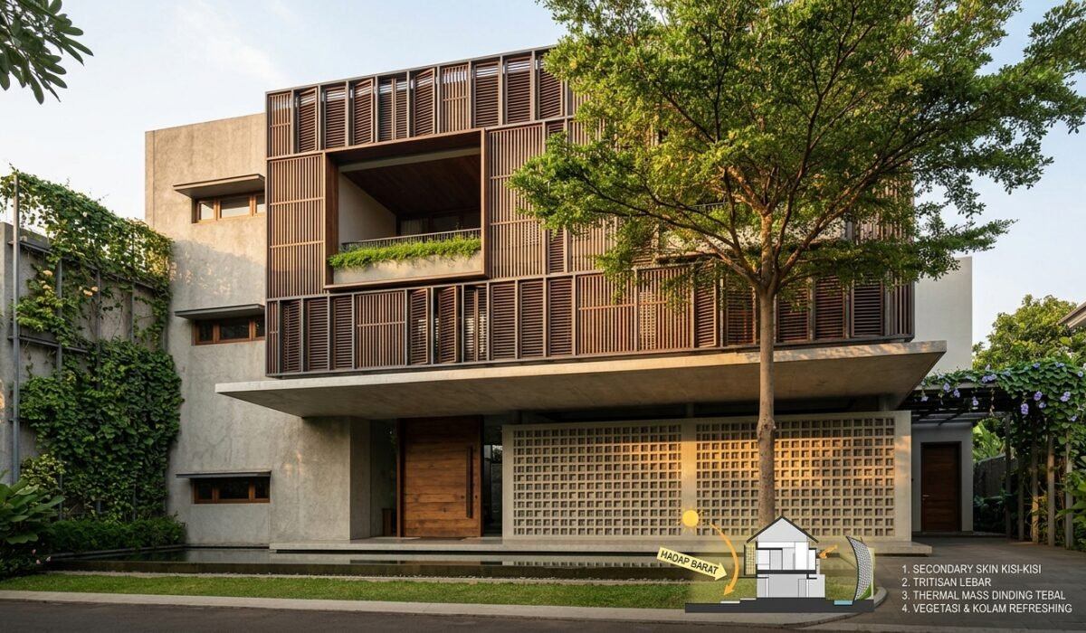 Cara Mengatasi Rumah Hadap Barat Agar Tidak Panas