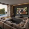 Desain Home Theater Minimalis untuk Hiburan Keluarga di Rumah